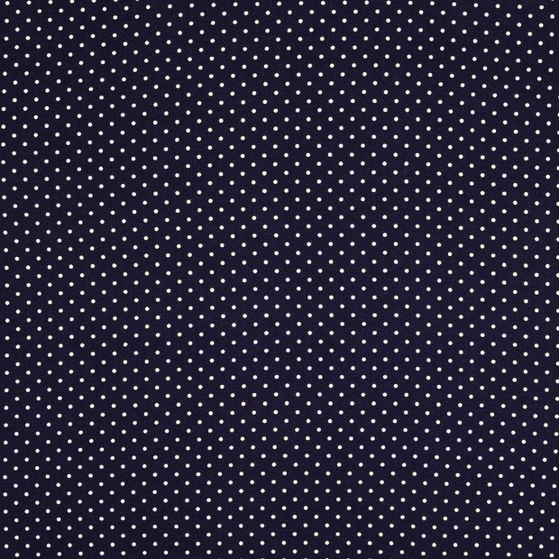 Popeline de Viscose tissu Noir 