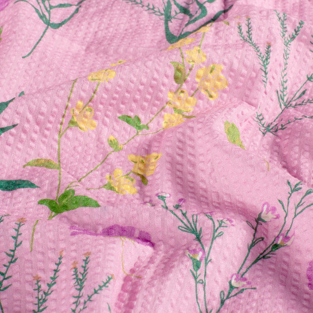  fabric Flowers Pink