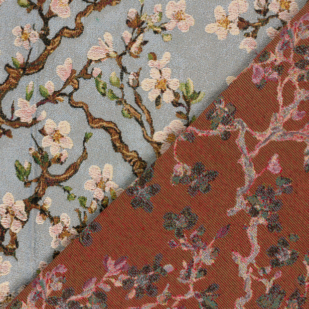 Gobelin stof Bloemen jacquard 