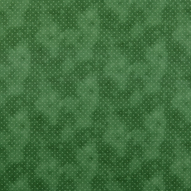 Cotton Poplin fabric Geometric pattern Forest Green