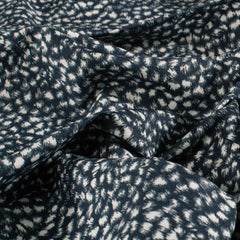 Bengaline imprimé Abstrait Bleu Marine