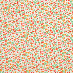 Viscose Poplin bedrukt Bloemen Multicolor