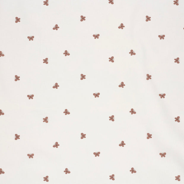 Cotton Poplin fabric Off White matte 