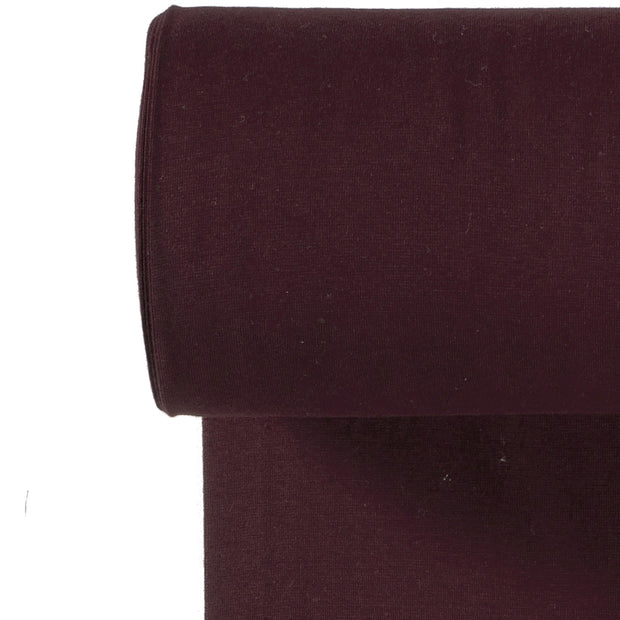Cuff fabric Unicolour Wine red