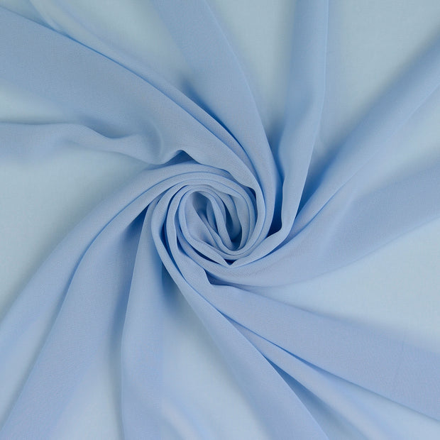 Chiffon fabric Sky Blue 