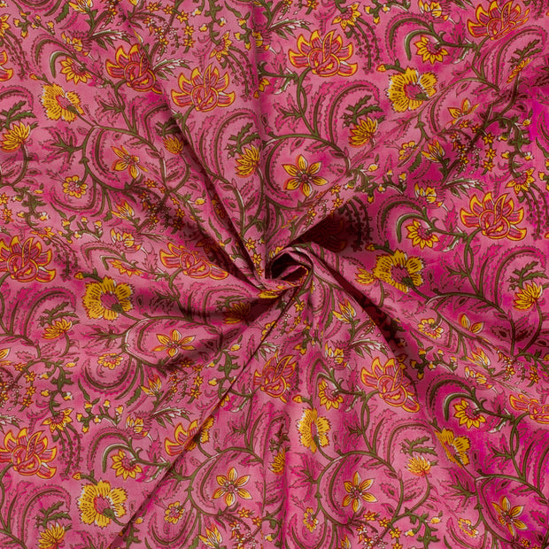 Voile fabric Old Pink 