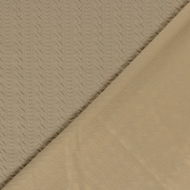 Heavy Knit stof Kabelstof 