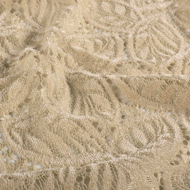 Chenille stof Effen Beige