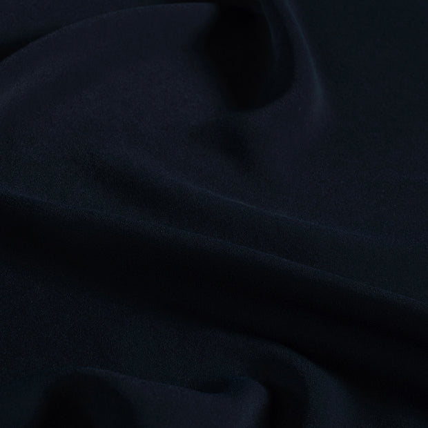 Crepe fabric Unicolour Navy