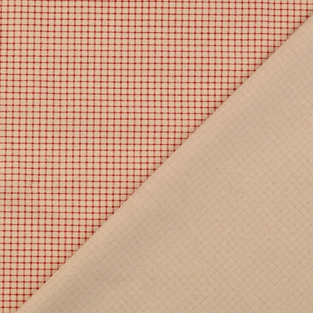 Cretonne fabric Bordeaux 