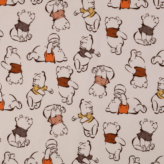 Jersey fabric Nude 