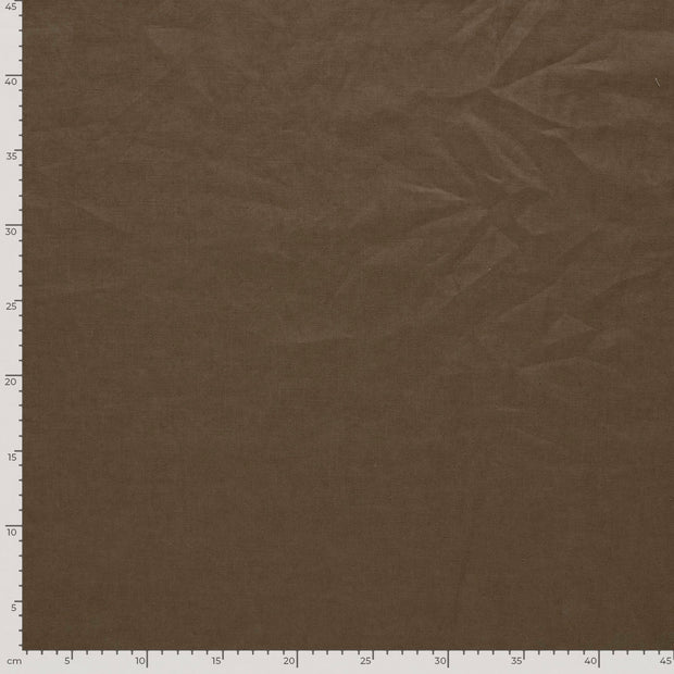 Leinen fabrik Uni Khaki-Grün