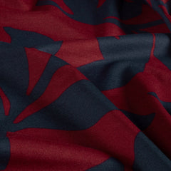 Punta di Roma estampado Abstracto Burdeos