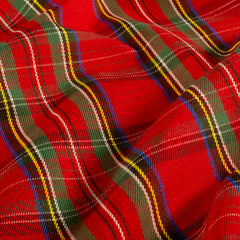 Gabardine Checks Red