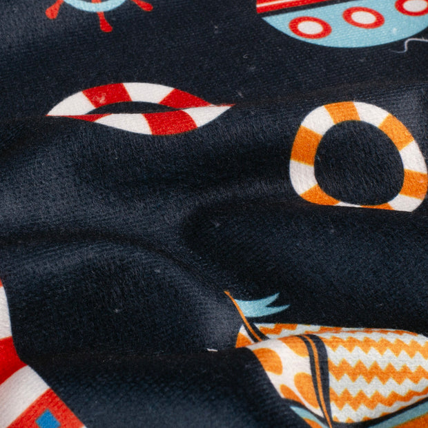  tissu voiliers Bleu Marine