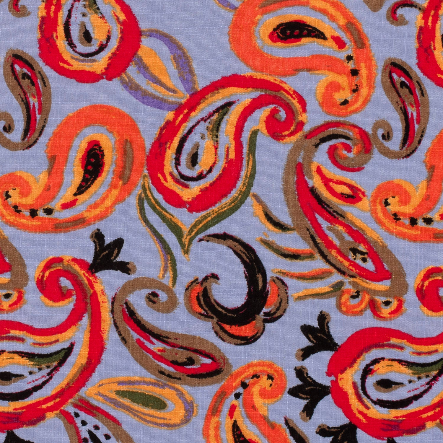 Woven Cotton Viscose fabric Paisley Lila | Wholesale fabrics