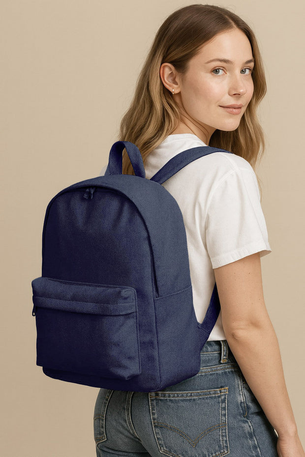 Canvas fabric Unicolour Navy