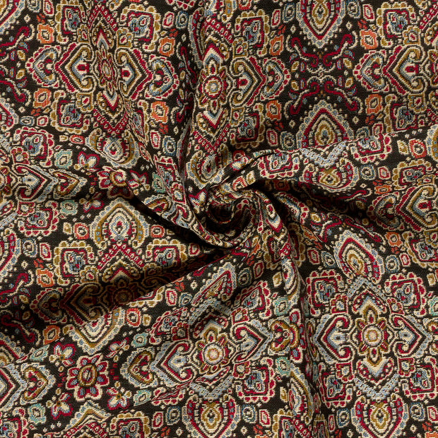 Gobelin tela Negro jacquard 