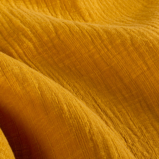 Muselina tela Unicolor Ocre