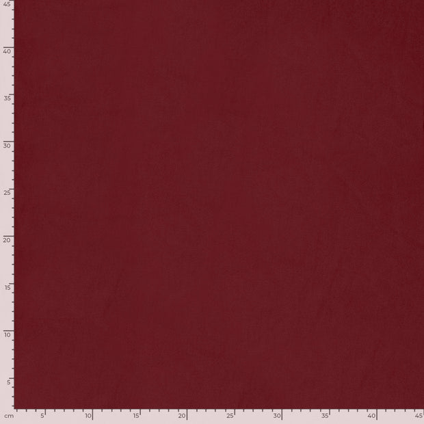 Sergé de Viscose tissu Unicolore Bordeaux