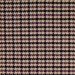 Tweed yarn dyed Pied de poule Multicolor