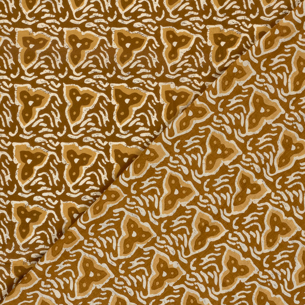 Voile fabric Abstract printed 