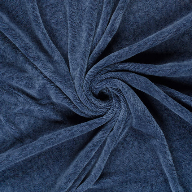 Bamboo Fleece fabric Steel Blue 