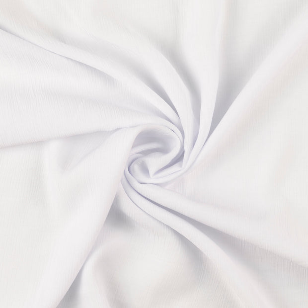 Viscose Poplin fabrik Weiß 