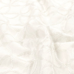 embroidered Flowers Optical White