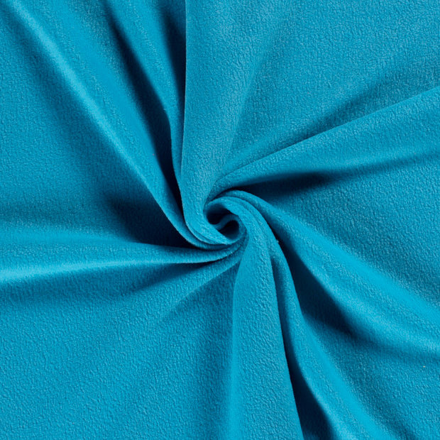 Polar Fleece fabric Aqua brushed 