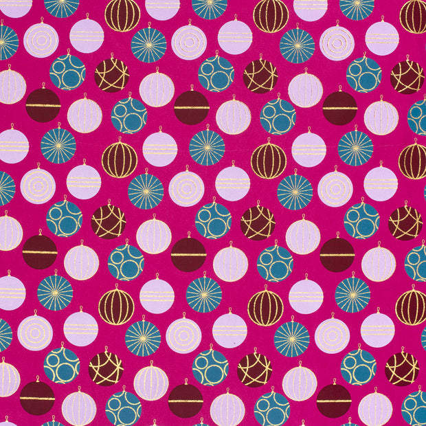 Baumwolle Popeline fabrik Magenta 