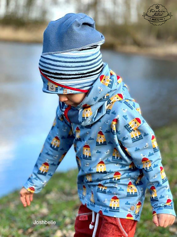 French Terry fabric brushed and digital printed 