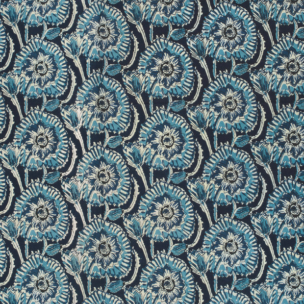 Voile stof Indigo 
