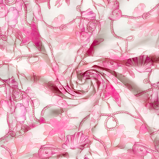  fabric Fuchsia printed 