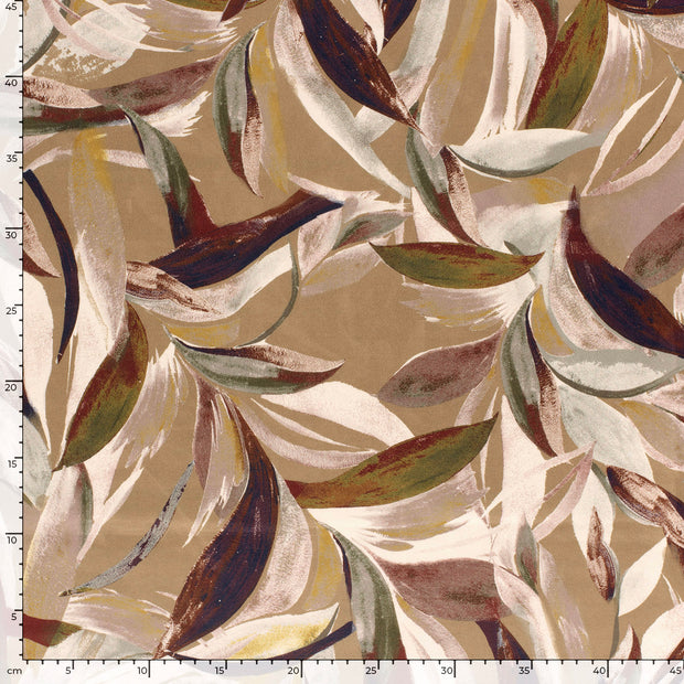 Suede leather fabric Abstract Camel