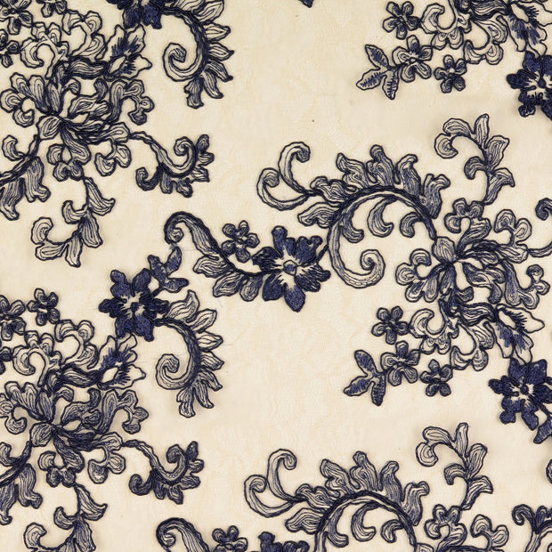  fabric Flowers Cobalt