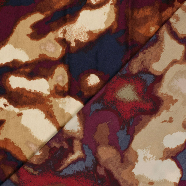 Satin Velvet tela Abstracto estampado 