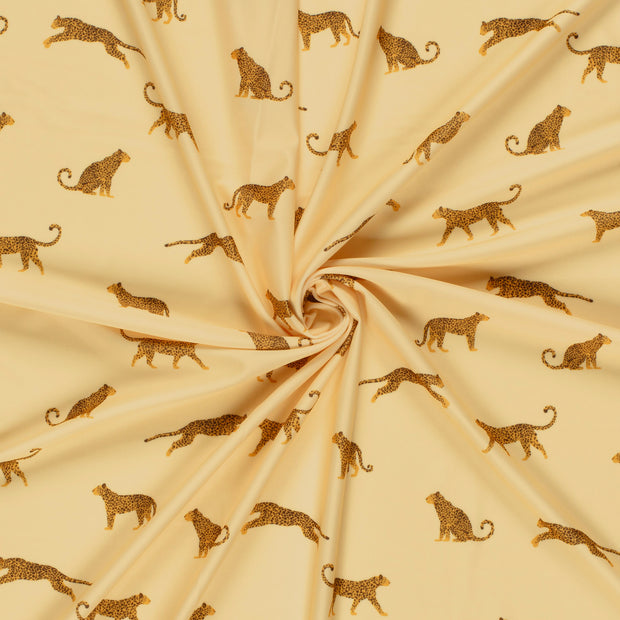 Swimwear Jersey UPF50 Recycled tela Camel estampación digital 