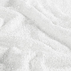 Mesh Paillette Uni Weiß