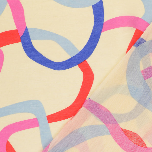  fabric Multicolor printed 