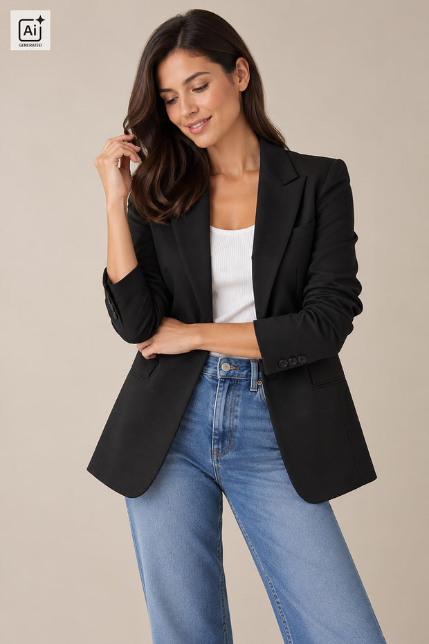 Workwear Twill fabric Unicolour Black