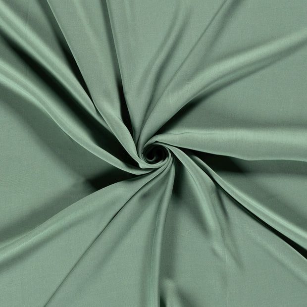 Viscose Poplin stof Donker mint 