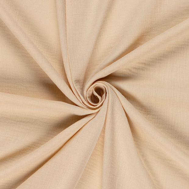 Muslin fabric Beige 