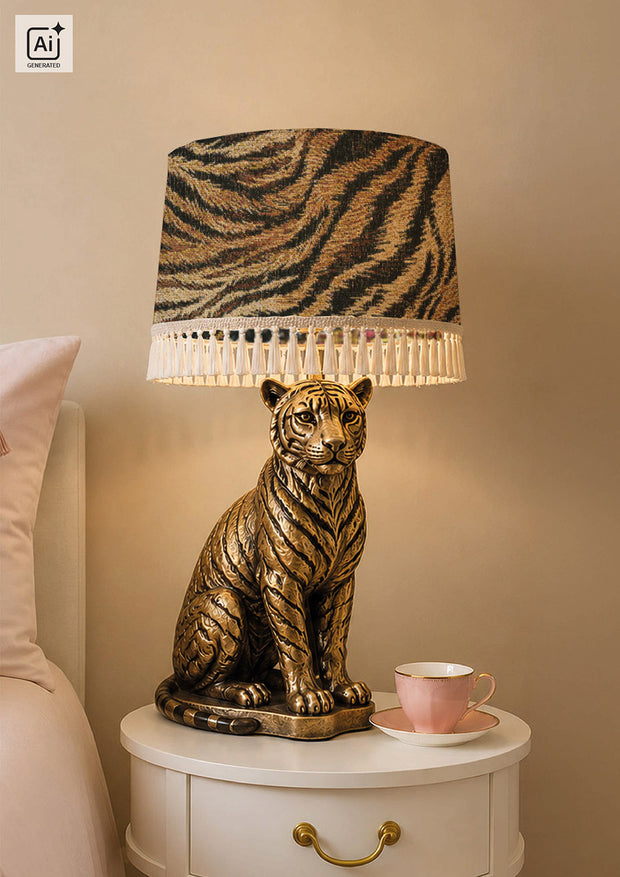 Gobelin fabric Tigers Beige