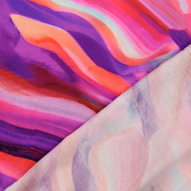 Viscose Poplin fabric Fuchsia 