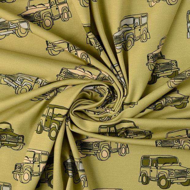 Jersey fabric Oker digital printed 