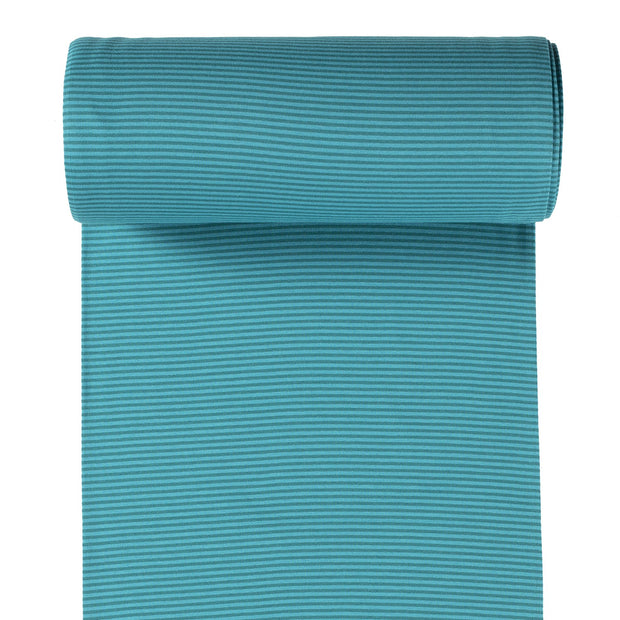 Cuff Material Yarn Dyed fabric Petrol 