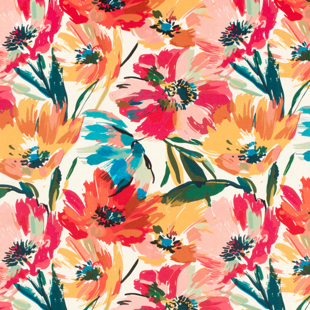 Panama fabric Fuchsia matte 