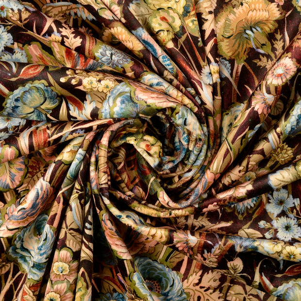 Velvet fabric Multicolor 