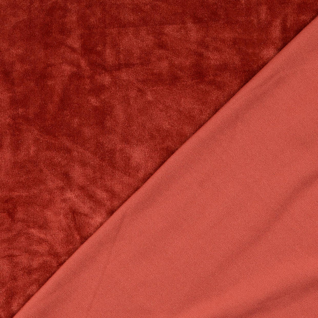 Nicky velours fabric Brown 